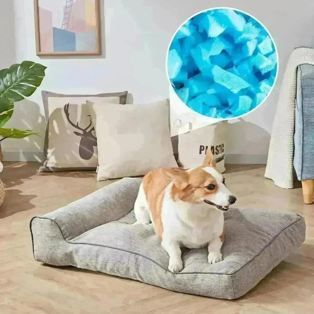 5lbs Bean Bag Filler, Shredded Memory Foam Filling For Bean Bag Chair, Dog Beds, Cushions Pillows, Added Gel Particles - EX-STOCK CANADA
