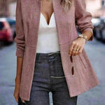 Slim-fit Jacket Fashion Commuting Thick fall Work office blazer suit Overcoat For Women - EX-STOCK CANADA