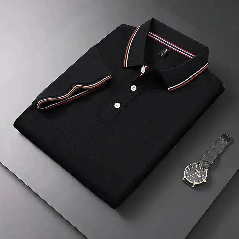 Summer Men's Polo Shirt Lapel T-shirt Collar T-shirt for Men - EX-STOCK Canada