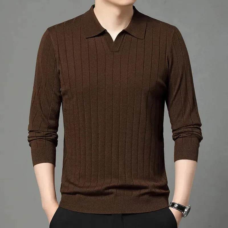 Autumn All-matching Slim fit Pullover Sweater For Men - EX-STOCK Canada