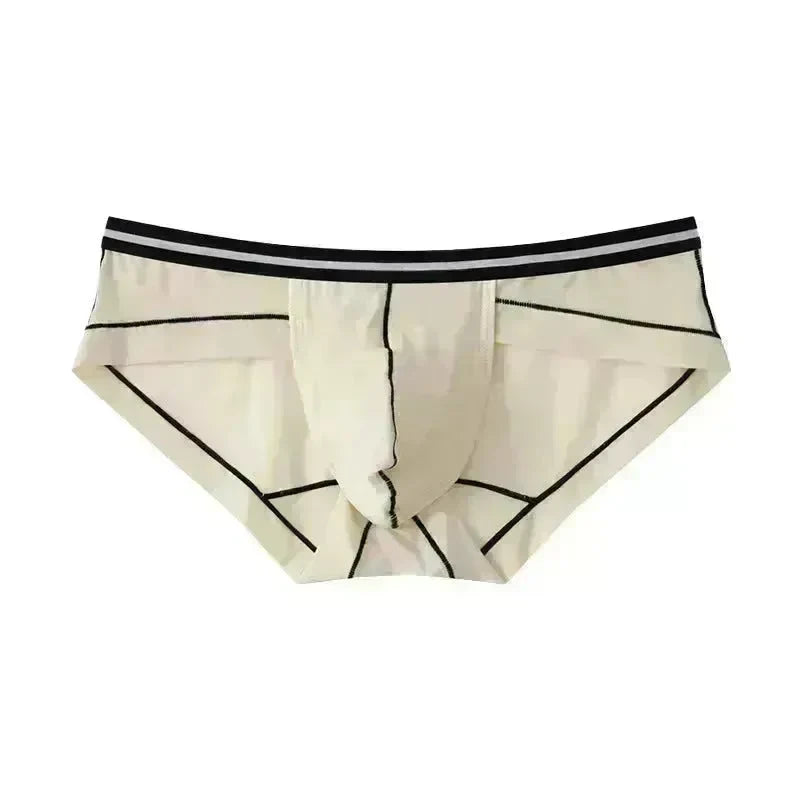 Ice Silk Men's Summer Breathable Solid Color Pouch Brief Underwear - EX-STOCK CANADA