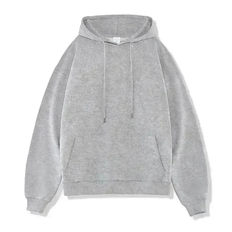 Plain Color American Retro Hoodie Pullover Sweatshirt Men - EX-STOCK CANADA