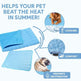 Pet Ice Silk Cooling Mat for Dogs & Cats – Breathable, Anti-Slip Summer Pad