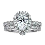 Fashion Ring Set Ladies 925 Sterling Silver Combination Wedding Ring women - EX-STOCK CANADA
