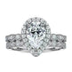 Fashion Ring Set Ladies 925 Sterling Silver Combination Wedding Ring women - EX-STOCK CANADA