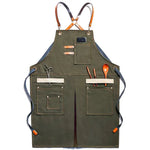 Hair Stylist Cake Shop Barista Men And Women Flower Shop Workwear Denim Apron Jeans - EX-STOCK CANADA
