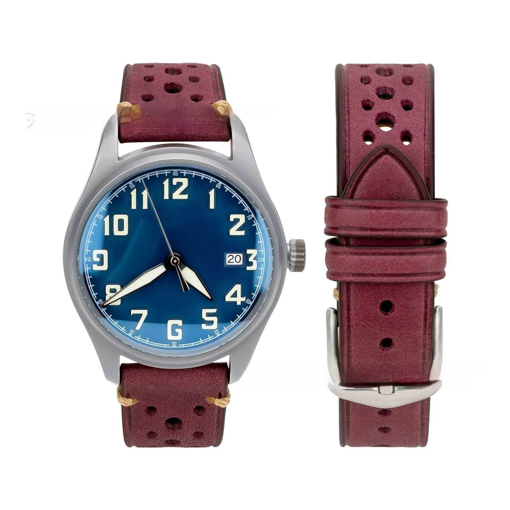 20mm Watch First Layer Cow Leather Watch Strap Retro Comfort - EX-STOCK Canada