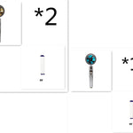 Shower Head Water Saving Flow 360 Degrees Rotating With Small Fan ABS Rain High Pressure Spray Nozzle Bathroom Accessories EX-STOCK Canada 