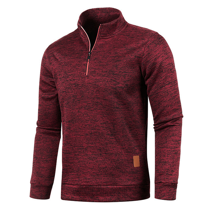 Autumn And Winter Men's Neckline Zipper Sweater | EX-STOCK product gallery photo 5