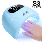 UV Nail Lamp, UV Light For Gel Nails LED Nail Dryer With 3 Timer, Smart Sensor, LCD Display Fast Curing Gel Nail Polish Nail Art Tools Manicure Accessories EX-STOCK Canada 
