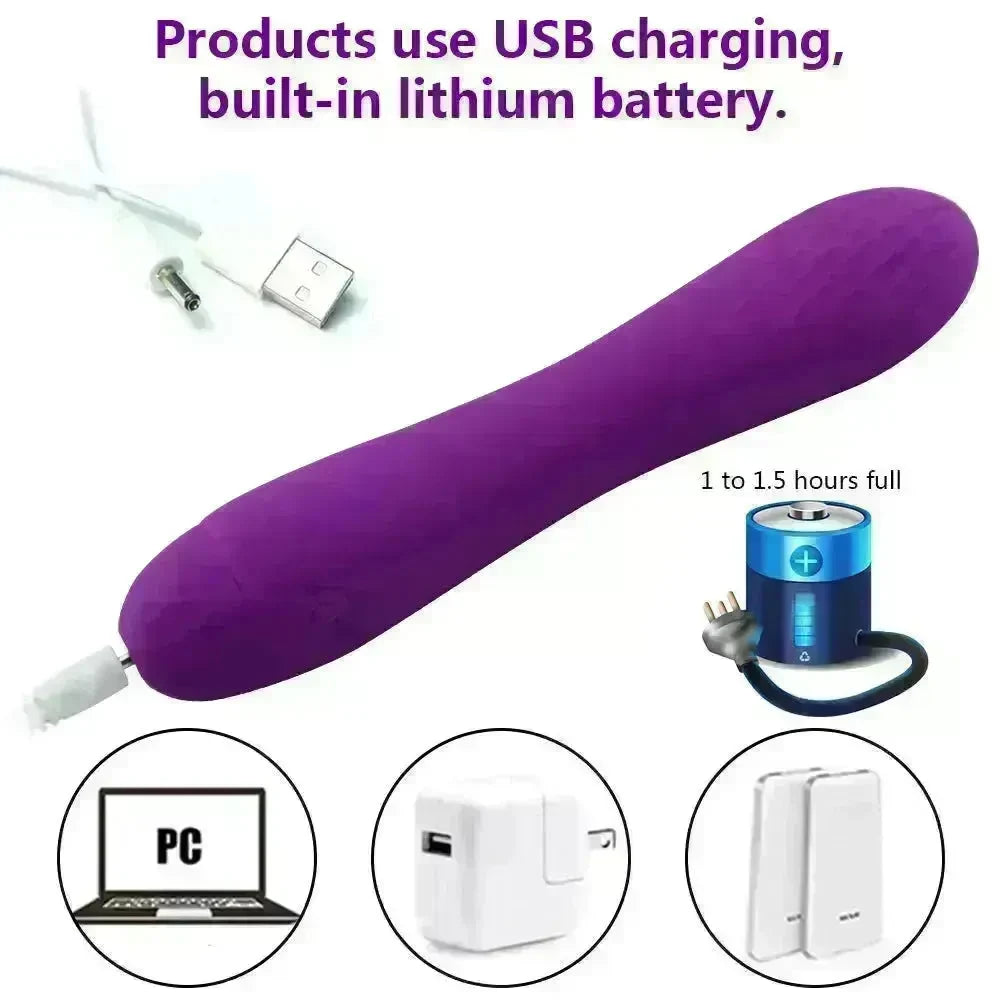 Rechargeable Vibrating Dildo pleasure Toy for Women Masturbating toy for Women - EX-STOCK CANADA