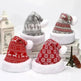 Snowflake Deer Knitted Wool Flannel Christmas Hat - EX-STOCK CANADA
