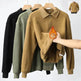 Autumn Winter Fashion Lapel Half-zip fleece Sweatshirt Pullover tops for Men - EX-STOCK Canada