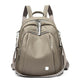 Large Capacity Soft Leather Student Backpack Trendy Travel Bag - EX-STOCK Canada