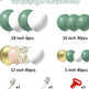 Blue & Mint Green Balloon Garland Chain Kit – Boy Birthday & Wedding Party Decoration Set