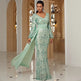 Long Sleeve Sexy Long Sequined V-neck Banquet Ribbon Evening Dress - EX-STOCK CANADA