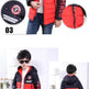 Fashion Boy's Glasses Hooded Warm Cotton Coat - EX-STOCK Canada