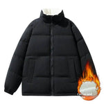 Men's Autumn And Winter Fleece-lined Thick Cotton-padded Puffer Coat - EX-STOCK Canada