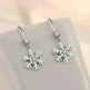 Temperament Snowflake Earrings With Rhinestones Fashion Personalized Christmas Earrings For Women Jewelry - EX-STOCK CANADA