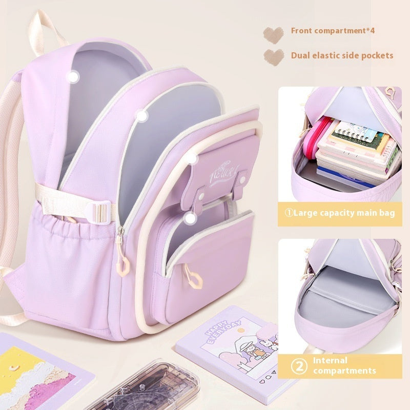 Girls' Super Lightweight Large Capacity Multi-compartment Waterproof Backpack EX-STOCK