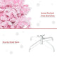 5 FT Snow Flocked Artificial Christmas Tree, Pencil Xmas Tree With Realistic Branches, Auto Open And Steel Base, Pink EX-STOCK Canada 