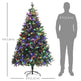 6 Foot Prelit Artificial Christmas Tree With Dual Colour LED Light, Hinged Xmas Tree For Home Office Holiday EX-STOCK Canada 
