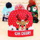 LED Christmas Hat Sweater Knitted Beanie Christmas Light Up Knitted Hat Christmas Gift  Kids Xmas New Year Decorations - EX-STOCK CANADA