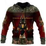 Men's Gothic Printed Street Fashion Classic Hoodie Pullover