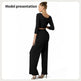 Women Fashion Casual Matching 2pcs set Long Sleeve Crop top and Pant set - EX-STOCK CANADA
