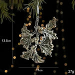 Christmas Decorations Sequins Acrylic Transparent Pendant - EX-STOCK CANADA