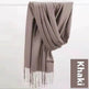 Pure Color Warm Keeping Scarf All-match Cashmere Shawl - EX-STOCK Canada