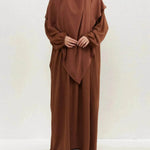 Hijab Abaya for Umrah Two piece Dress with Headscarf Arabwear for Women Jalabiya for Women - EX-STOCK Canada