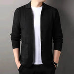 Slim fit Knitted Cardigan sweater For Young Men Workwear for fall Winter - EX-STOCK Canada