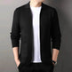 Slim fit Knitted Cardigan sweater For Young Men Workwear for fall Winter - EX-STOCK Canada