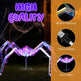 3ft Prism Spider, Illusion, 340 Purple Copper Wire Light, 4.5V 3.6W Halloween Standing Decoration US Specification - EX-STOCK Canada