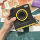 Latte Art Stencil Camera – White, Dark Green & Black