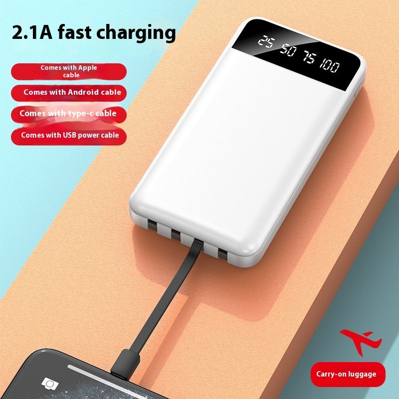 Fast Charge With Cable Power Bank 20000 MA Large Capacity Mobile Supply EX-STOCK Canada 