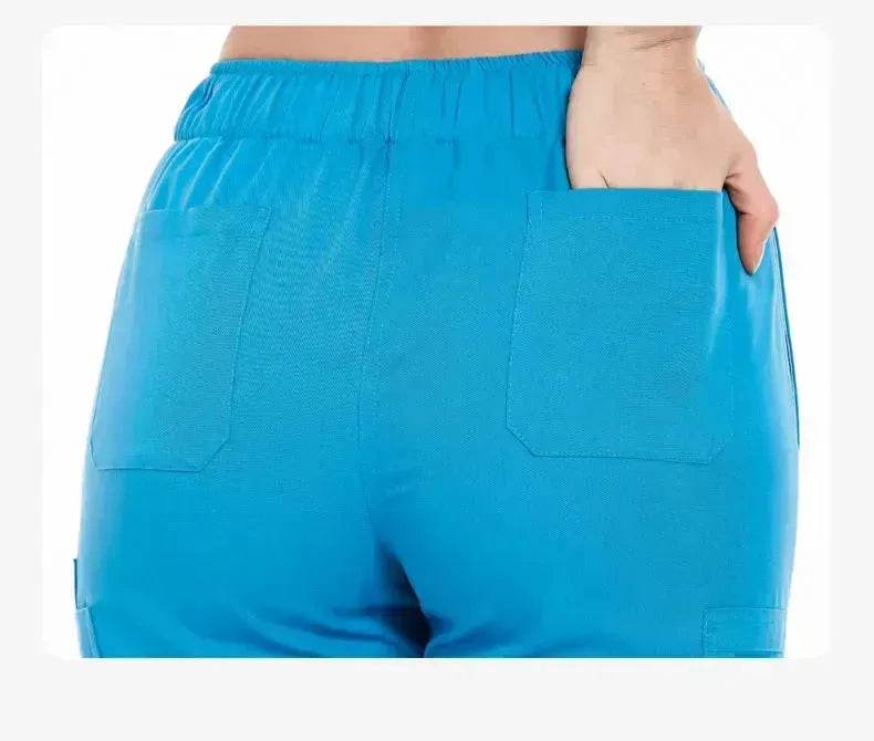 Hospital Nurses V-Neck Suit Work Uniform Workwear - EX-STOCK Canada