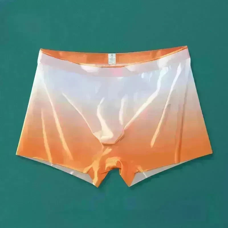 Ice Silk Men's Breathable Full Seamless Boxer Brief Pant underwear - EX-STOCK CANADA