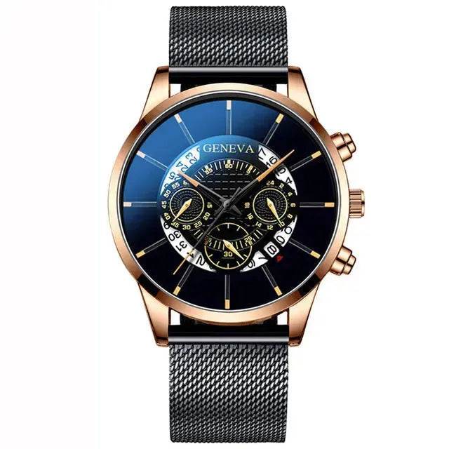 Alloy mesh calendar watch - EX-STOCK Canada