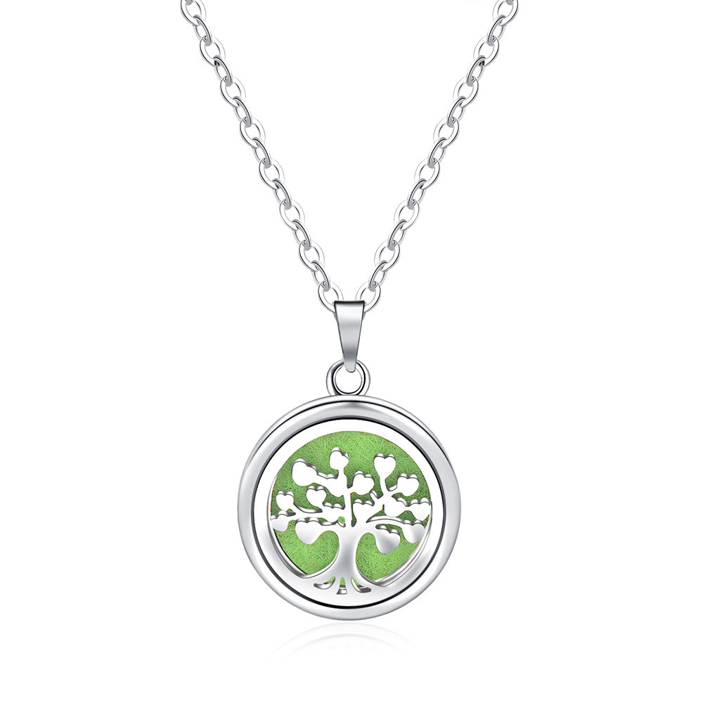 Collar con Caja de Perfume Redonda y Abierta - EX-STOCK Canada