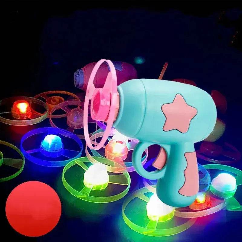 Pet Toy Dog Cat LED Light Toy Luminous Children's Party Toy Bamboo Dragonfly Toy Training Toy Pet Throw Launcher - EX-STOCK Canada