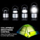 Collapsible COB Camping Lantern – Portable LED Tent Light with Brightness Control