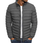 Autumn Winter Windproof Long Puffer Jackets for Men Cotton Padded - EX-STOCK Canada