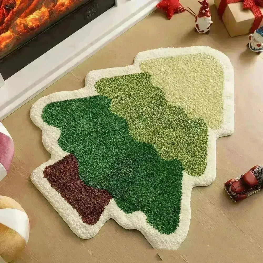 Nordic Christmas Tree Cashmere Mat - EX-STOCK CANADA