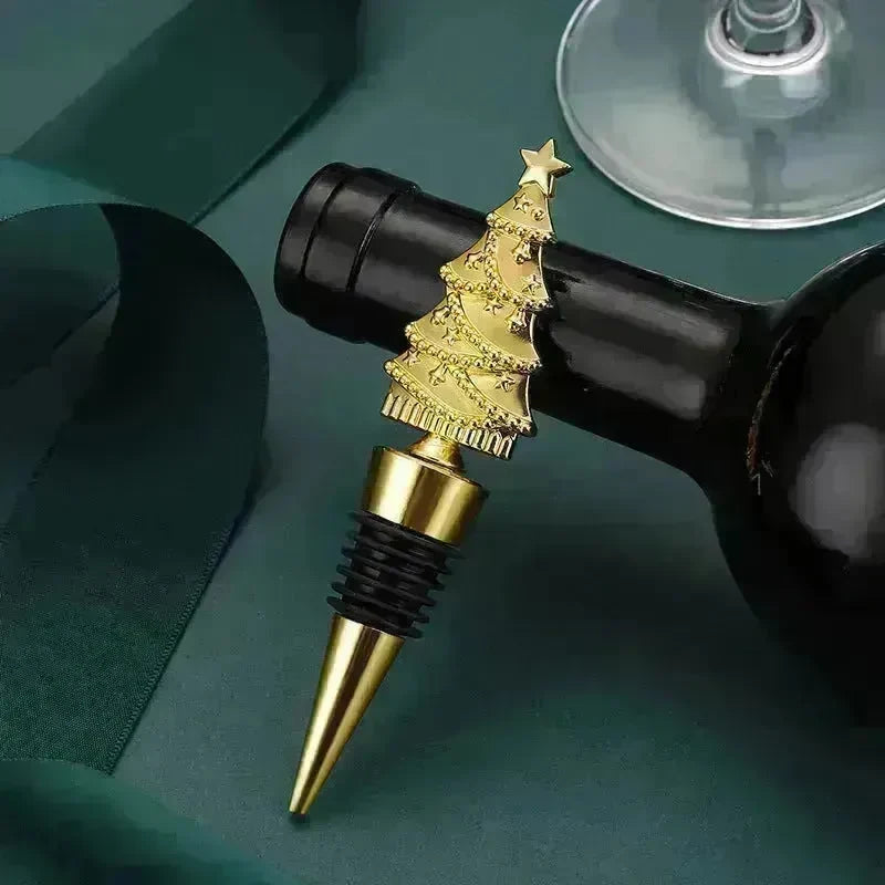 Creative Christmas Tree Wine Stopper Sealed Wine Bottle Stopper - EX-STOCK CANADA