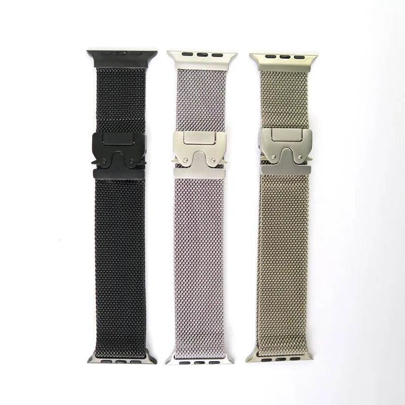 24mm Milan Titanium Watch Strap Suitable For Apple iwatch Smartwatch - EX-STOCK Canada