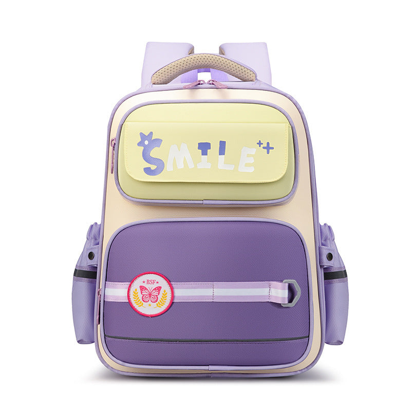 Children's Cartoon Letters British Style Schoolbag EX-STOCK