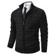 2025 Fall Winter Men Fleece-lined Thick Stand Collar Sweater Cardigan for men - EX-STOCK Canada