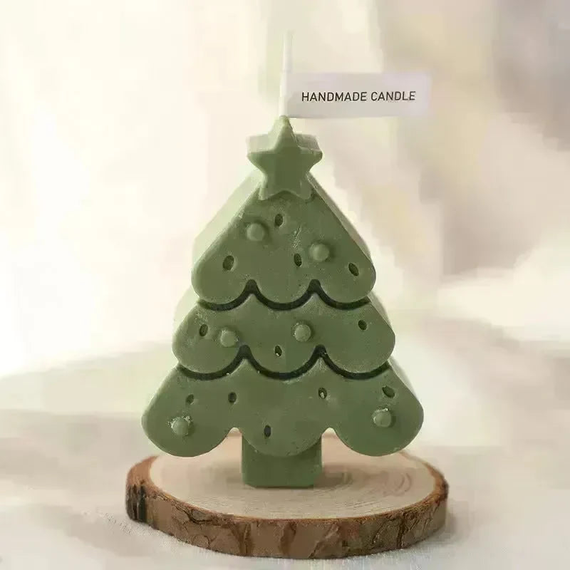 Christmas Tree Silicone Molds For DIY Christmas Creative Atmosphere Decoration Handmade Fragrant Candles - EX-STOCK CANADA